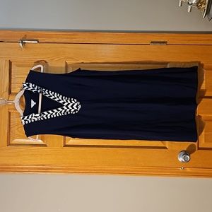 Crown & Ivy Navy Sleeveless Dress
